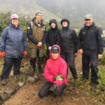 Volunteers with Park Managers in Patagonia