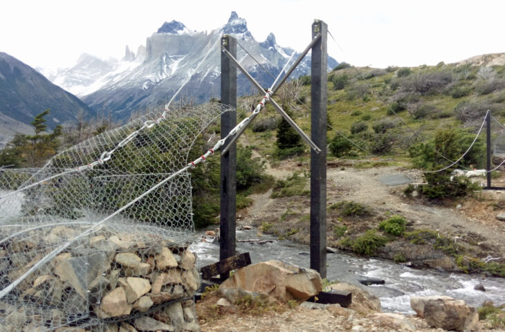 Unfinished west anchorage 17Mar18 Unfinished west anchorage 17 March 2018