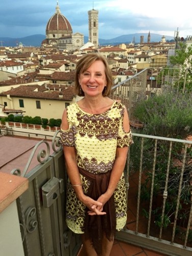 Carol in Florence, Italy