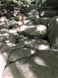 Rock Work on trail to Mirador