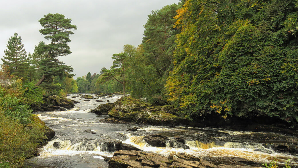 Falls of Dochert, Killin by T. Iraci