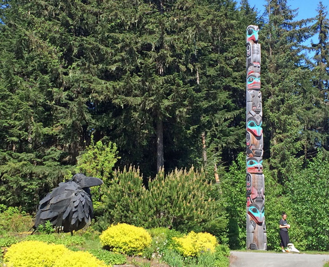 Totem on University of Alaska SE camput