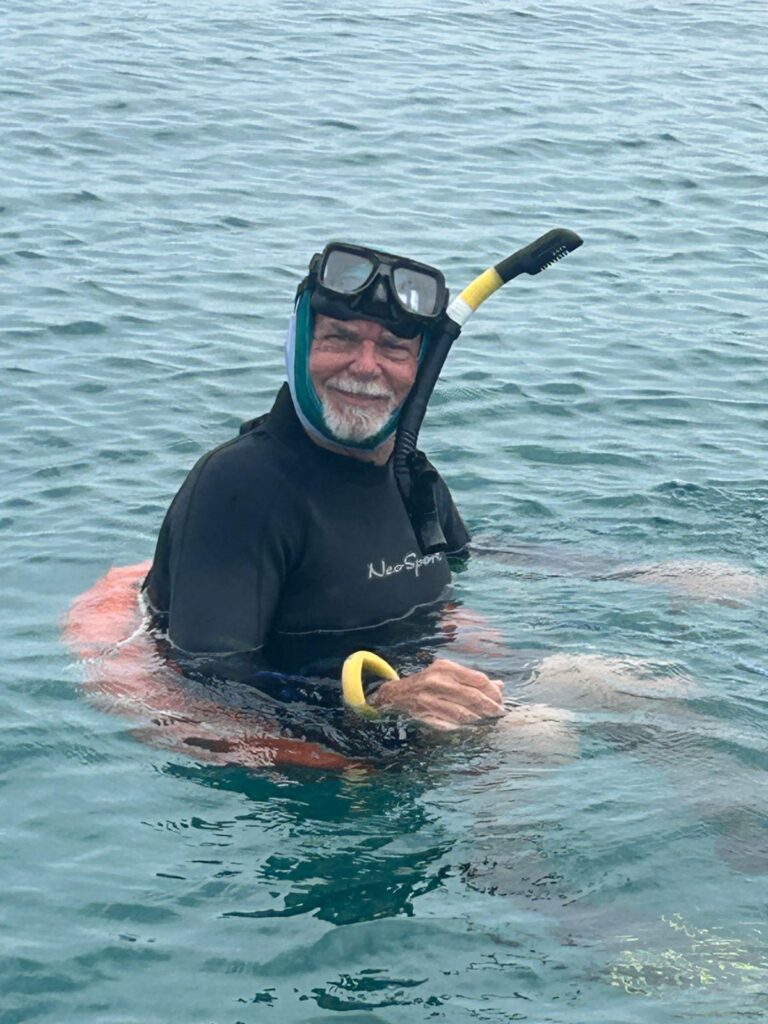 Mark Hardgrove volunteering in the Galapagos Islands with ConservationVIP