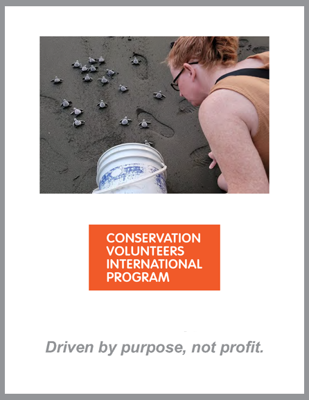 ConservationVIP is driven by purpose, not profit